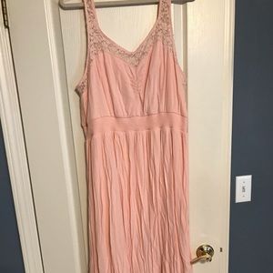 Torrid Pink/ Peach hi low dress
